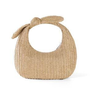 1871 Straw Beach Clutch Purse Handbag Summer Elegant Vacation Style
